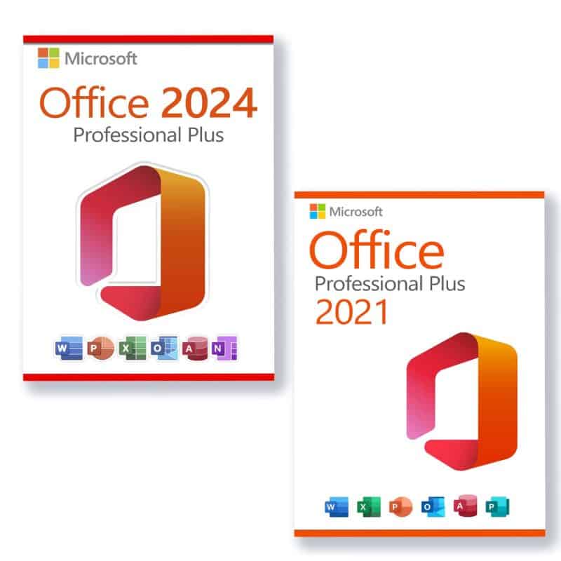 Microsoft Office 2024 Professional Plus + Microsoft Office 2021 Professional Plus license for 3 devices