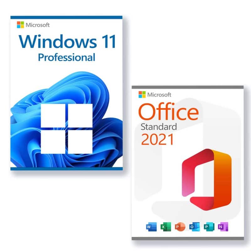 Microsoft Windows 11 Professional + Microsoft Office 2021 Standard license for 3 devices